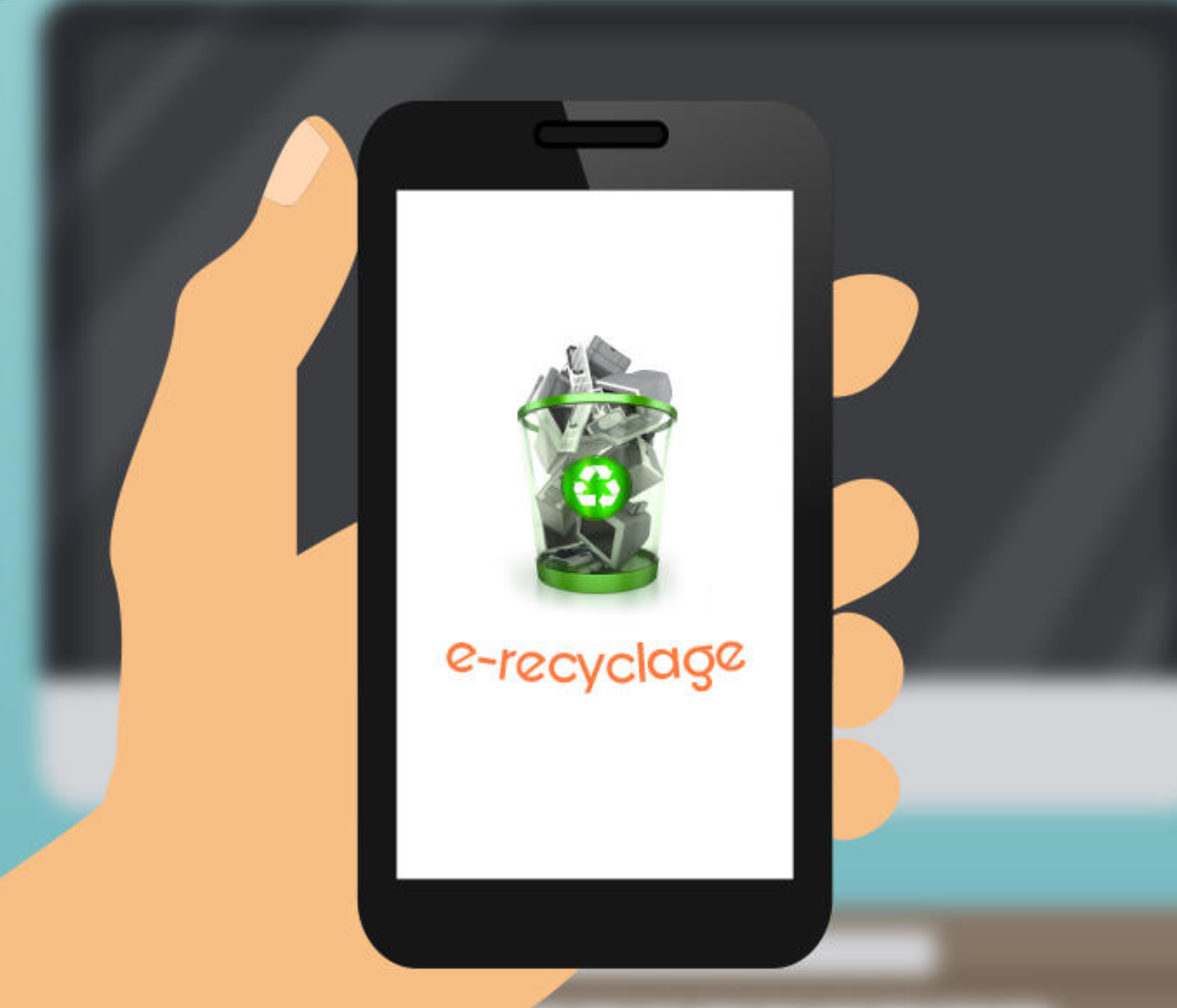 application de recyclage des deee (ou ewaste) pour smartphone
